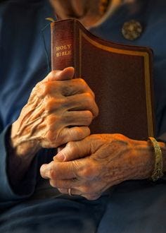 This contains an image of: 89 Year Old Hands Raise Money for Meals On Wheels