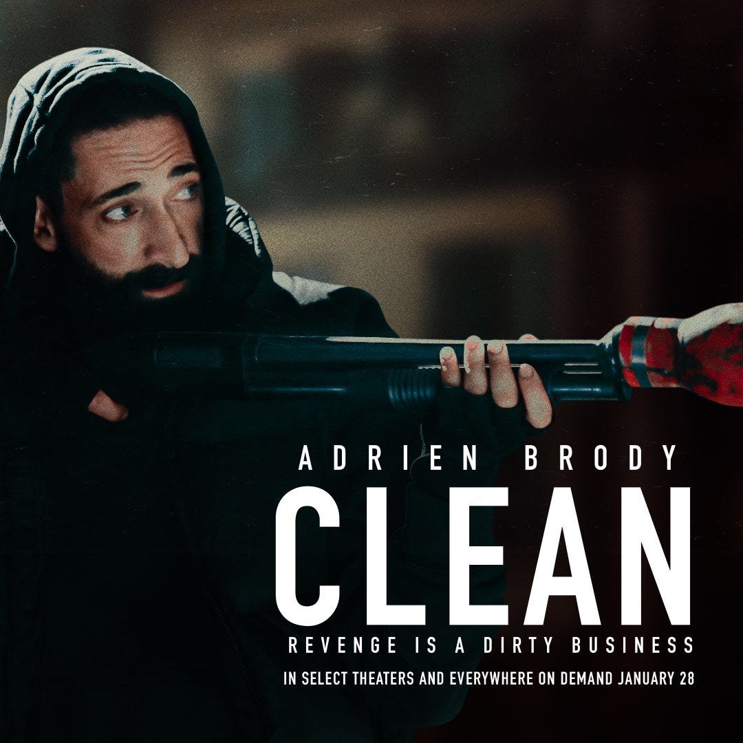 Adrien Brody on Twitter: "🛢”Trash Day” tomorrow🛠CLEAN🛠 Premiers Friday  1/28 in theaters and on demand. #clean @IFCFilms https://t.co/WwCBCye1xu  https://t.co/JqPxwsBBFS" / Twitter