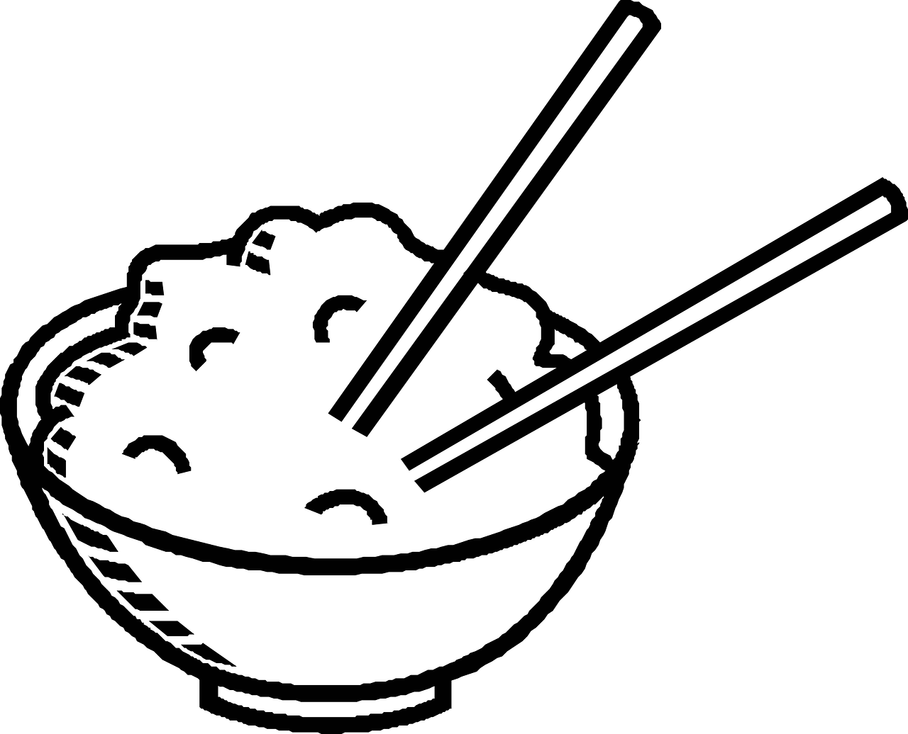 Chopsticks Chinese Food Bowl - Free vector graphic on Pixabay