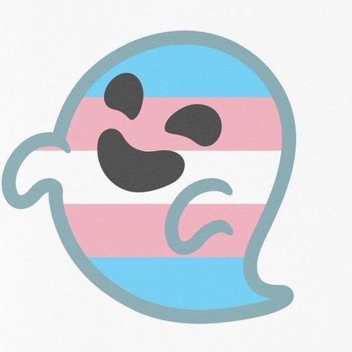 trans flag ghost 
