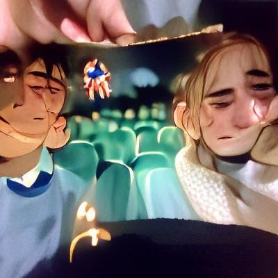 Still cries at a good film