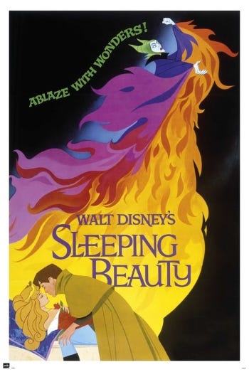 Theatrical re-release poster for Sleeping Beauty