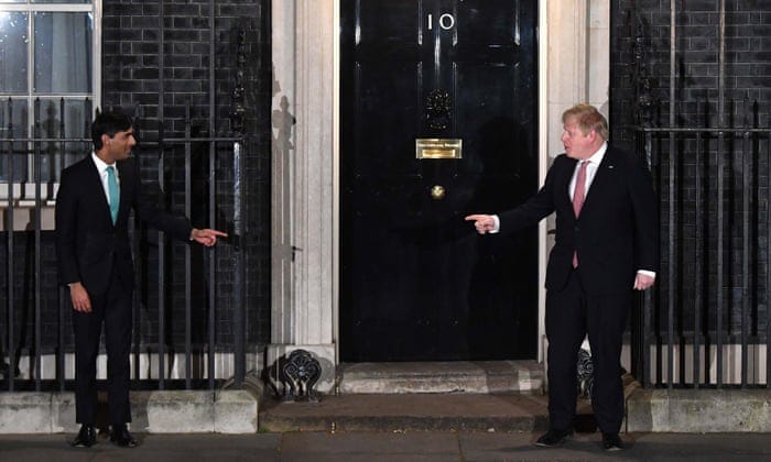 Lucky-man Sunak dishes the dosh and eyes up Johnson's job | John Crace |  The Guardian