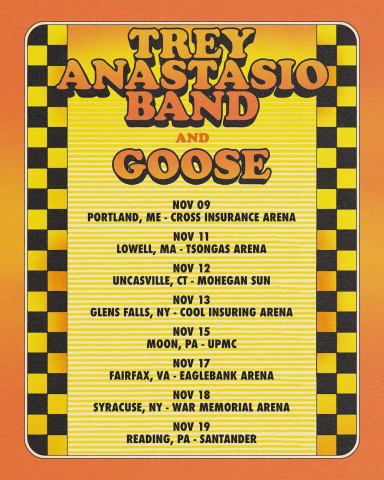 Trey Anastasio Band and Goose Team Up for 8 Show Tour, Stops in Syracuse  and Glens Falls - NYS Music
