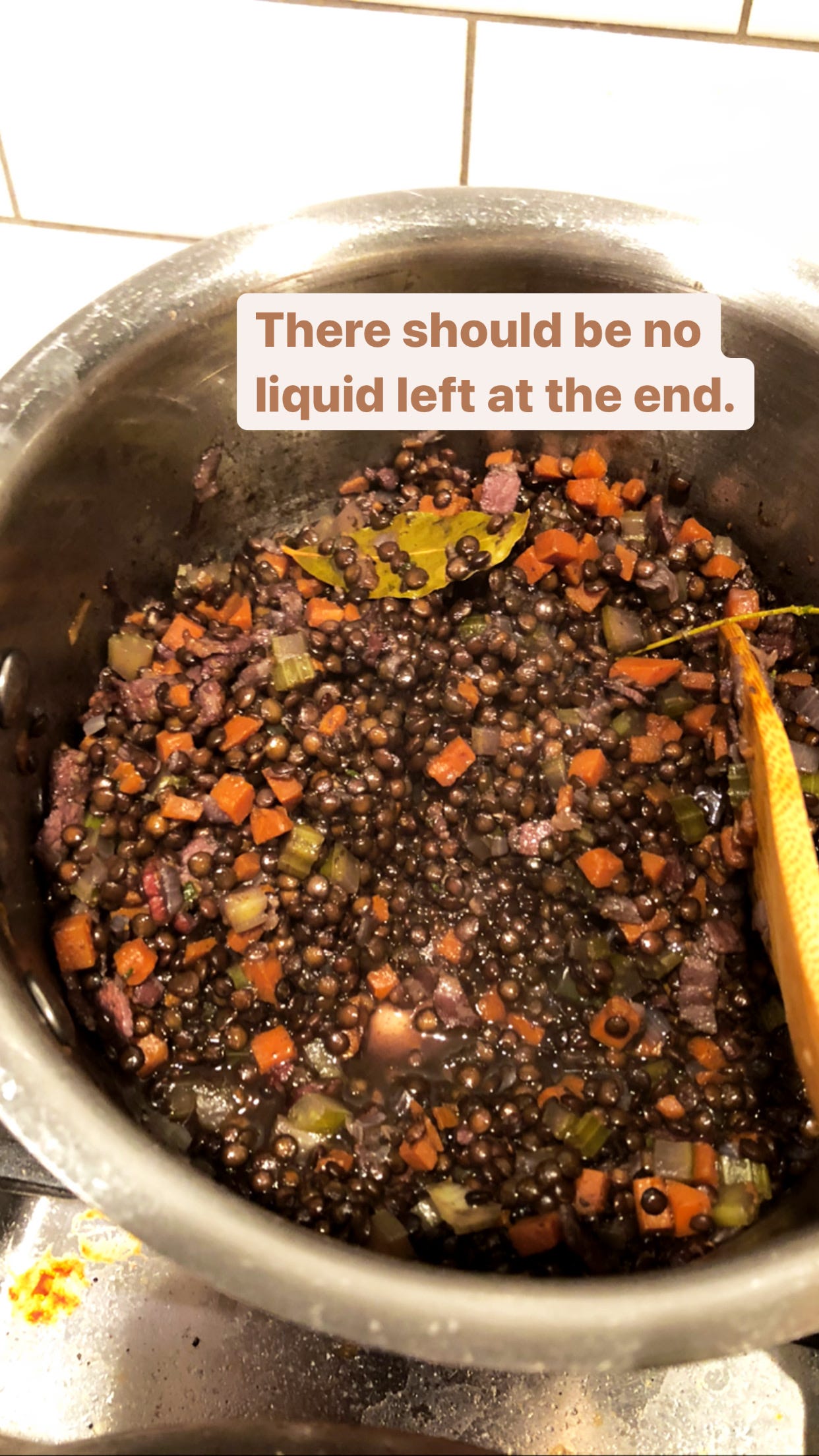 Finished lentils