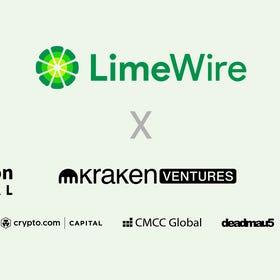 LimeWire raised over $10 million -- and I'm going to be one of their first 100 artists on the platform!