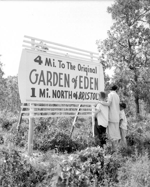 Bristol, Florida Garden of Eden Sign