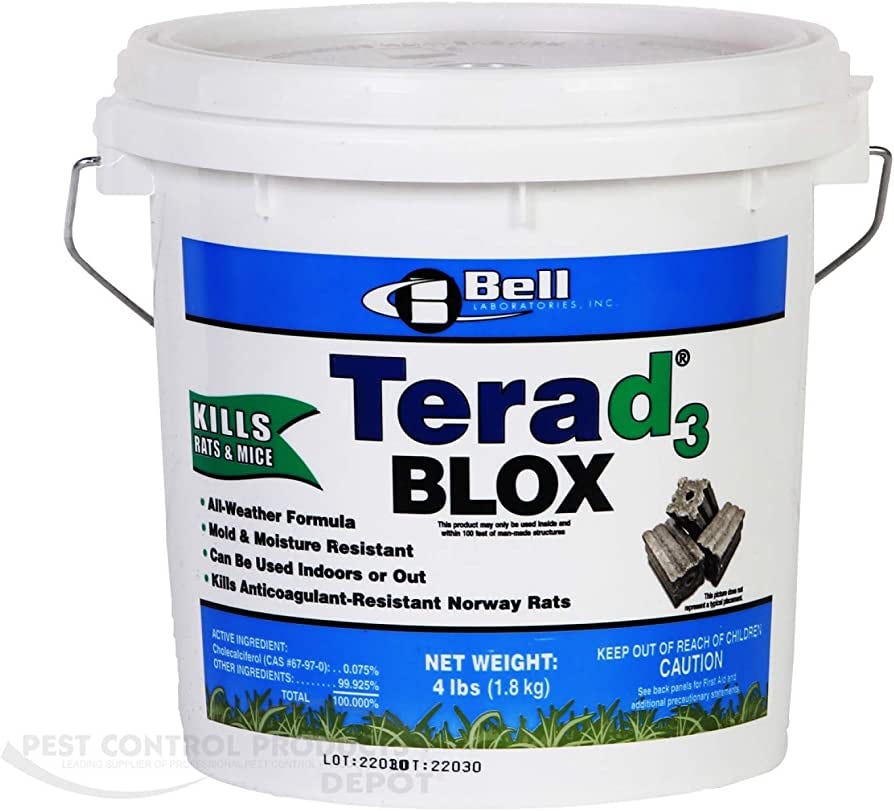 Amazon.com: Terad3 Blox Kills Rats and Mice : Patio, Lawn & Garden