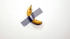 Image result for banana duct taped to wall art