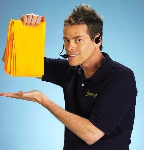 Amazon.com: The Original Shamwow - Super Absorbent Multi-Purpose Cleaning  Shammy (Chamois) Towel Cloth, Machine Washable, Will Not Scratch (8 Pack: 4  Large Orange and 4 Small Blue) : Health &amp; Household