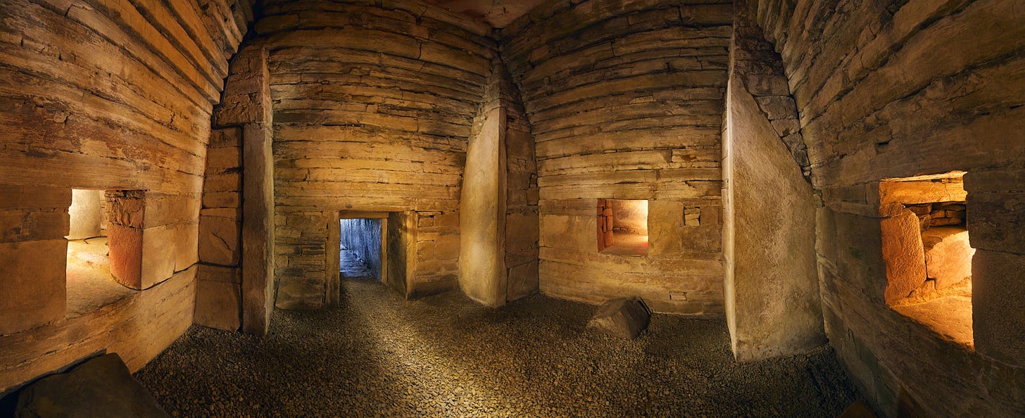 Video: Marking the winter solstice at Maeshowe chambered cairn -  Archaeology Orkney