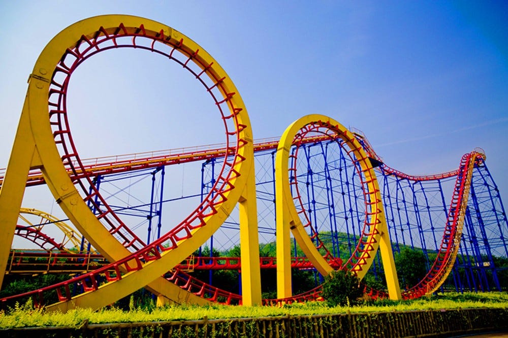 Big Roller Coaster With Good Quality And Competitive Price For Luna ...