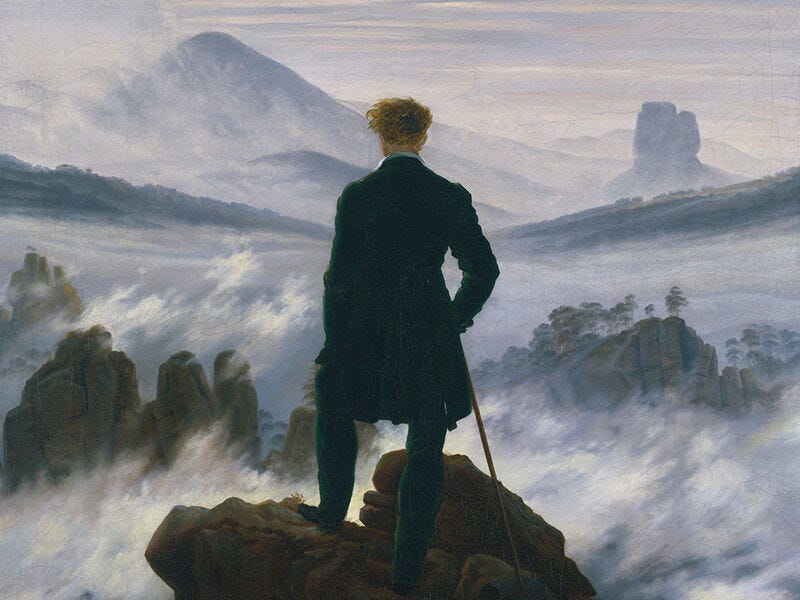 The Mysteries behind Caspar David Friedrich&#39;s “Wanderer above the Sea of  Fog” - Artsy