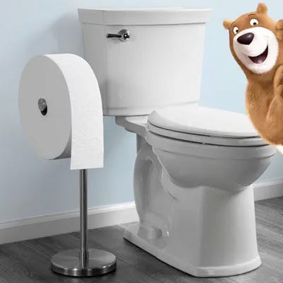 Charmin Forever Roll in the Bathroom