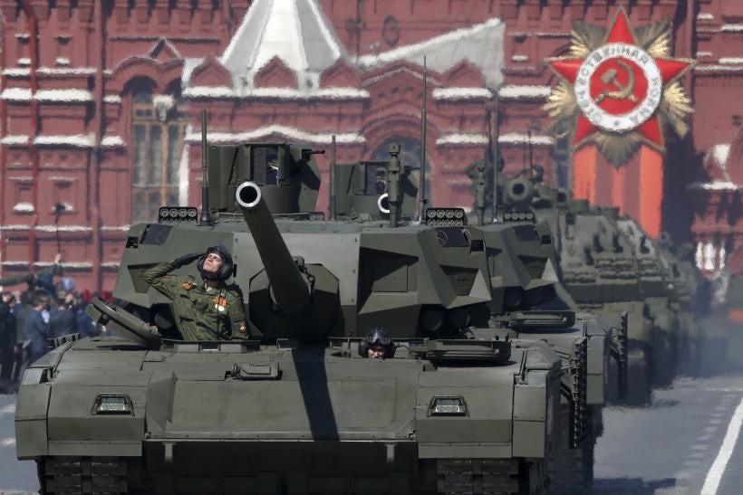 Russia's New T-14 Armata Tank Breaks Down During Victory Day Parade  Rehearsal In Moscow