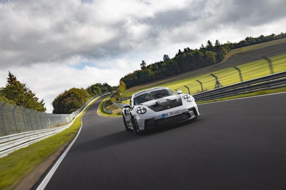 Porsche 992 gt3 rs nurburgring flat 6 mag