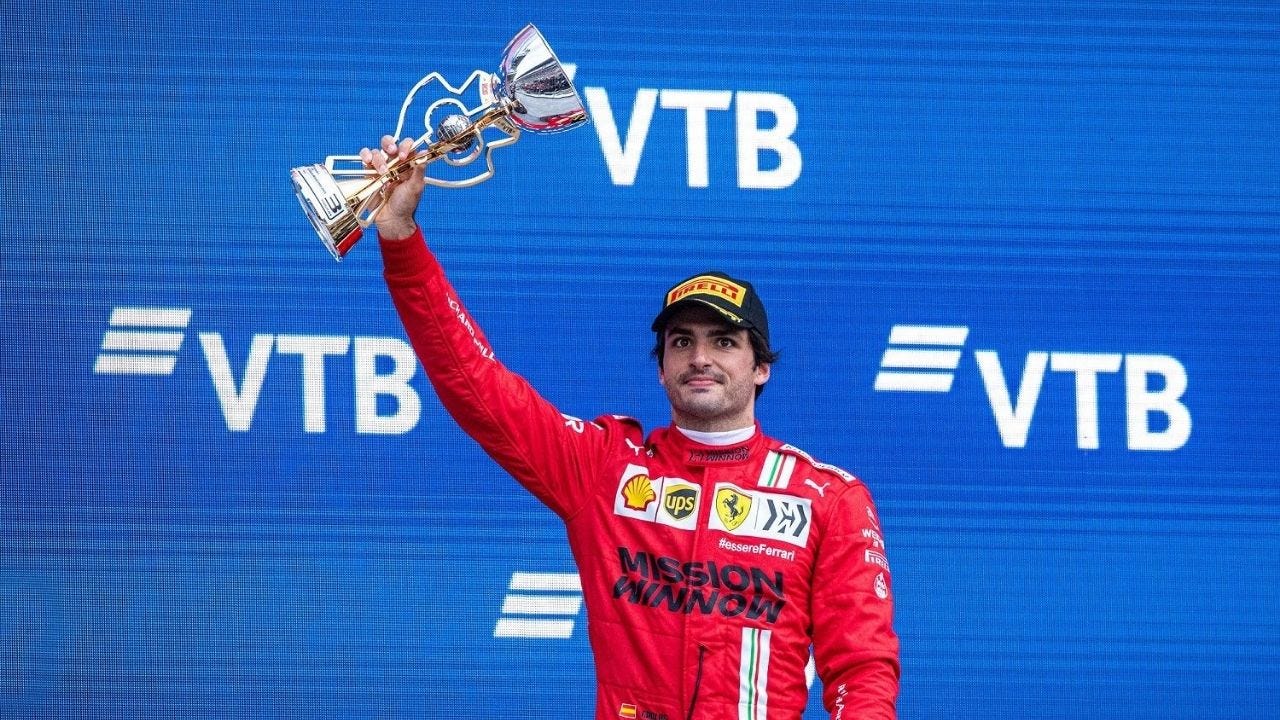 It came as a bit of a surprise&quot;– Carlos Sainz was surprised to know he was  originally not in contention for podium in Sochi - The SportsRush