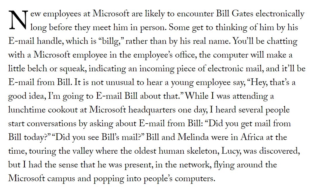 Excerpt from link in New Yorker "New employees at Microsoft..."