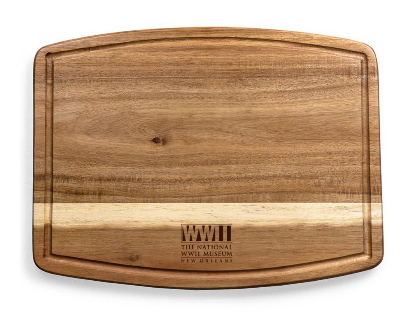 The National WWII Museum Oval Logo Cutting Board