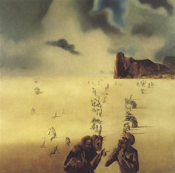 Perspectives, 1937 - Salvador Dali