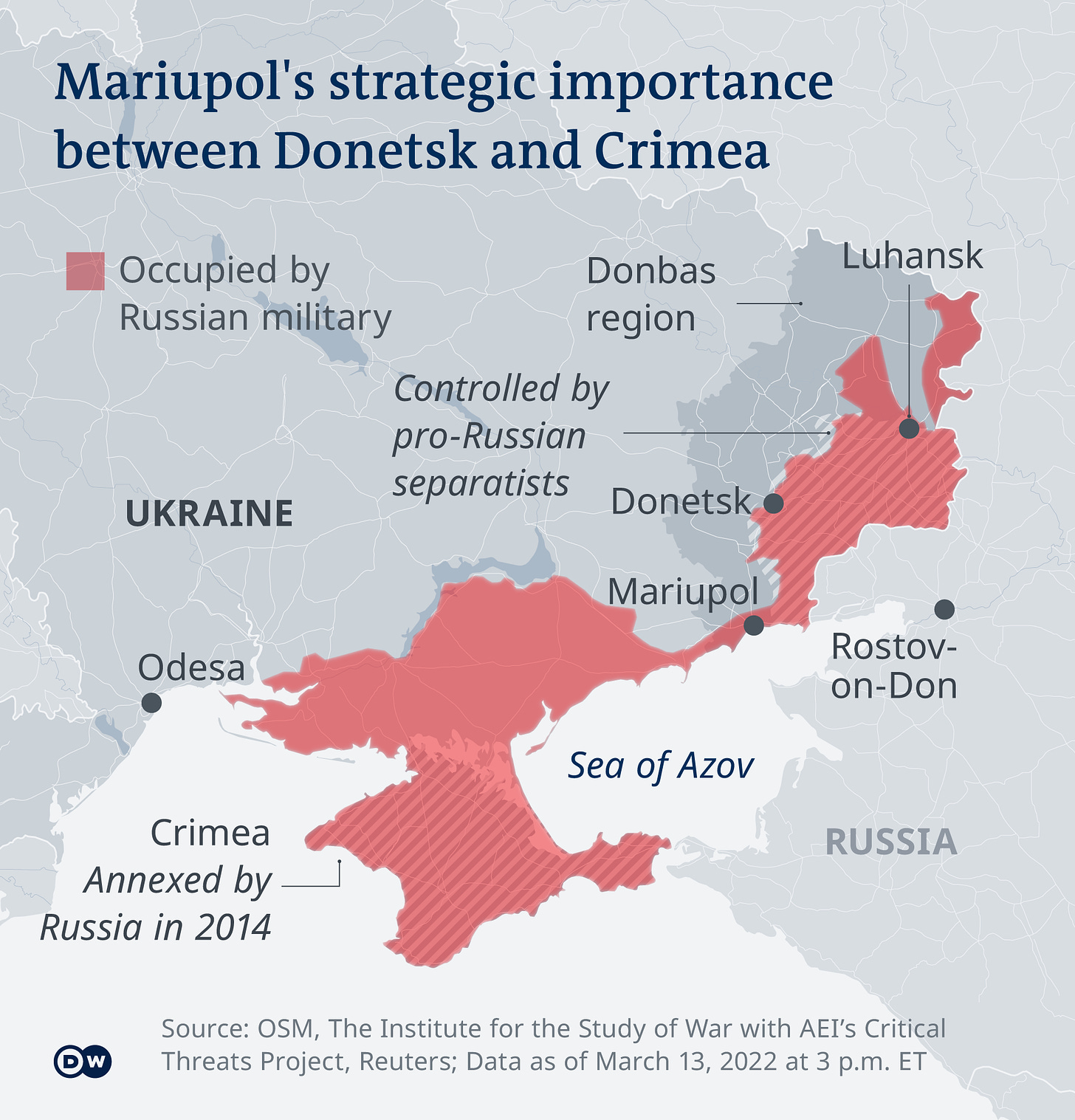 What do we know about the situation in Mariupol? | Europe | News and  current affairs from around the continent | DW | 15.03.2022