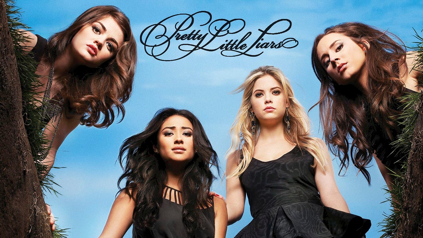 Pretty Little Liars TV show banner