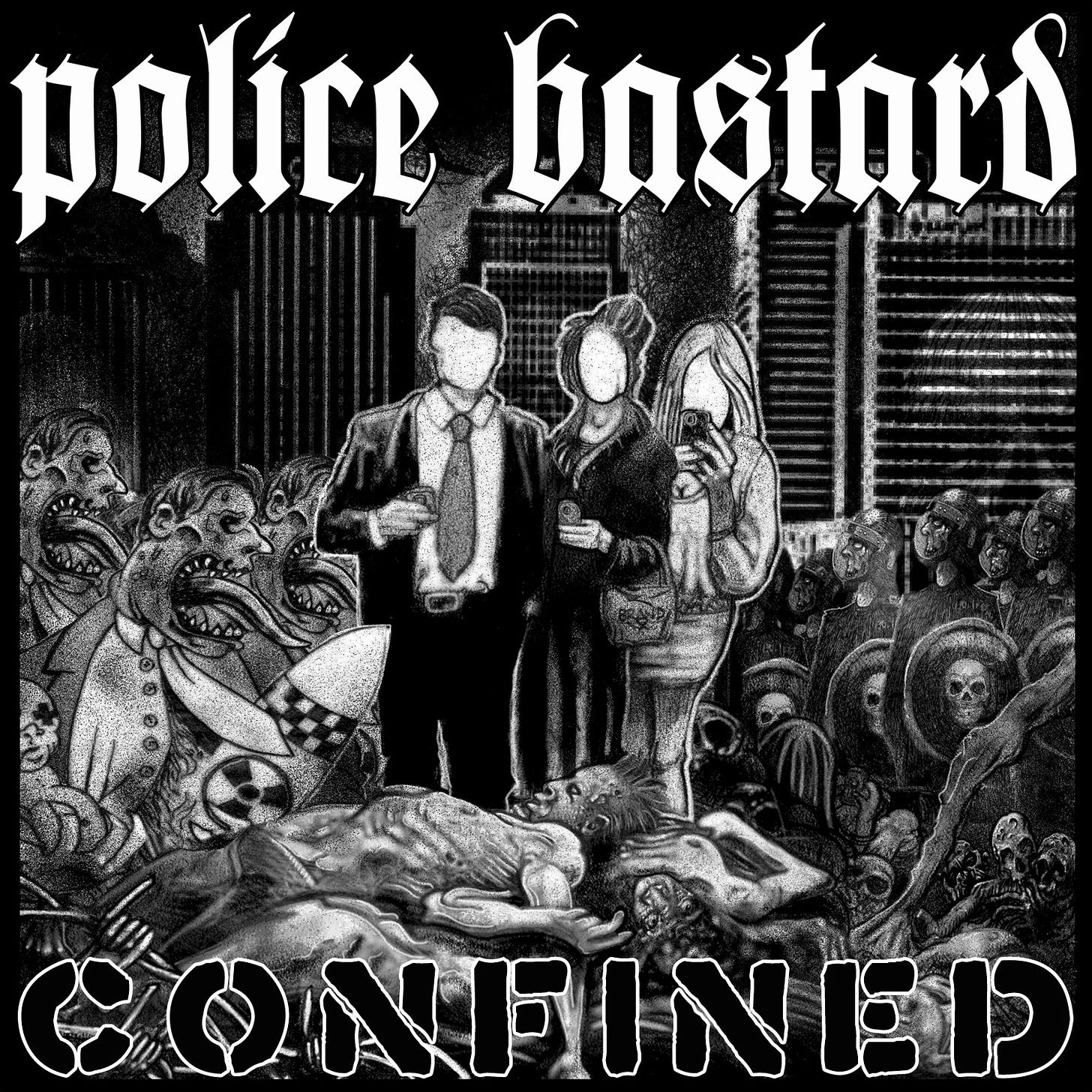 Police Bastard - Confined CD Front Cover