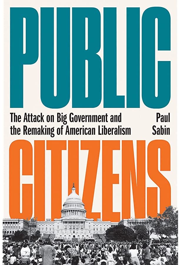 Public Citizens: The Attack on Big Government and the Remaking of American  Liberalism: Sabin, Paul: 9780393634044: Amazon.com: Books
