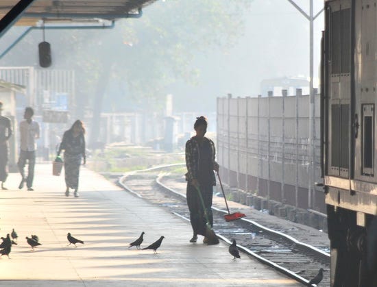 BURMA: Central Railway Station