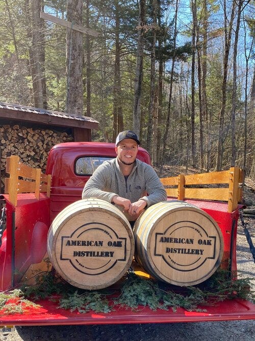American Oak Distillery Barrels