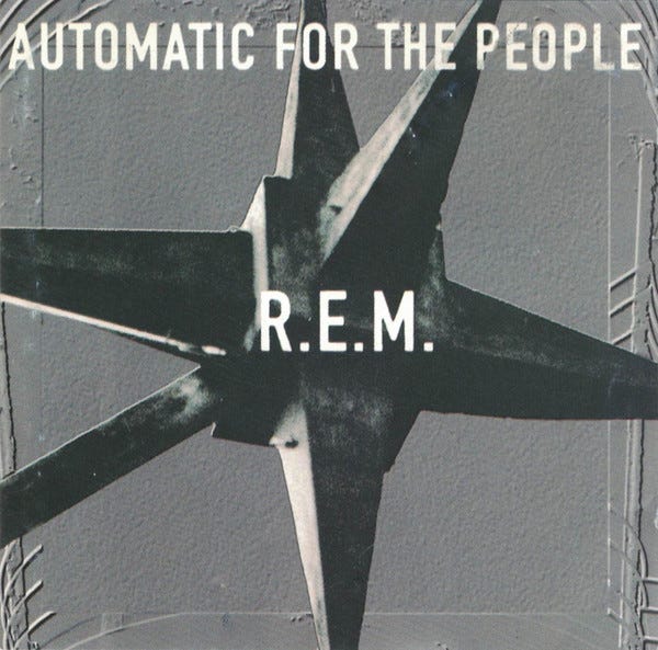 Automatic for the People by R.E.M. (Album; Warner Bros.; 9362-45055-2):  Reviews, Ratings, Credits, Song list - Rate Your Music