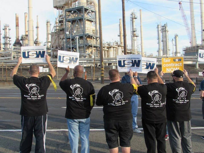 USW oil workers stage nationwide strike | IndustriALL