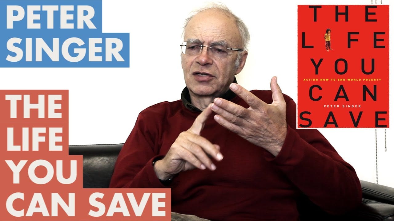 Peter Singer - The Life You Can Save - YouTube