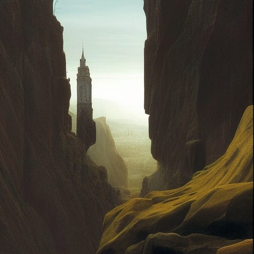 New forms of interacting with the world and our cultural heritage, by Caspar David Friedrich, matte painting trending on artstation HQ