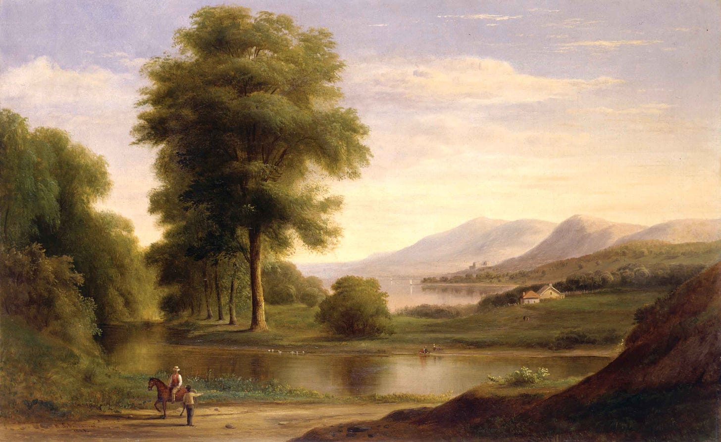 File:Meeting by the River by Robert Seldon Duncanson, 1864.jpg - Wikimedia  Commons