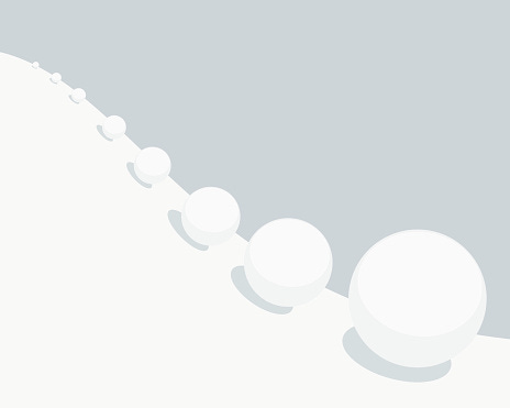 Snowball Effect Stock Illustration - Download Image Now - Snowball,  Photographic Effects, Rolling - iStock