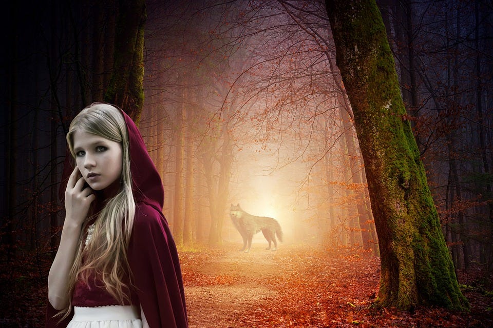 Little Red Riding Hood, Tale, Wolf, Girl, Story