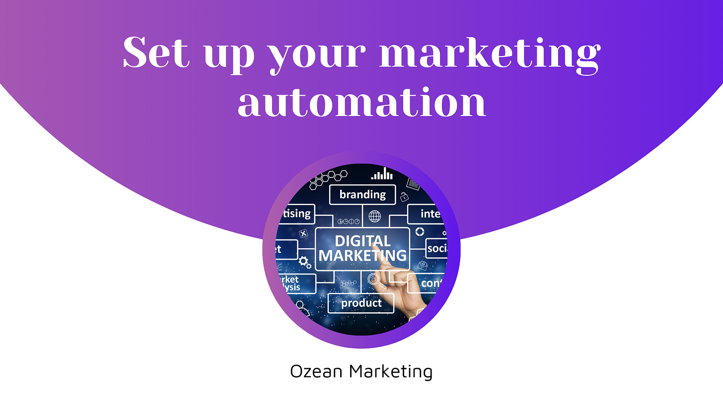 Set up your marketing automation