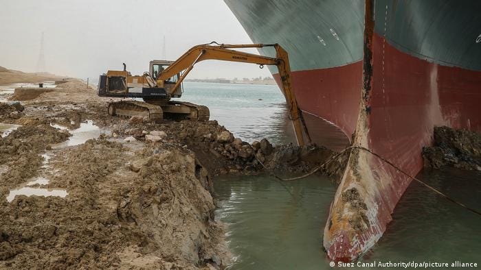 Más de 230 barcos a la espera de poder atravesar el canal de Suez | El  Mundo | DW | 26.03.2021