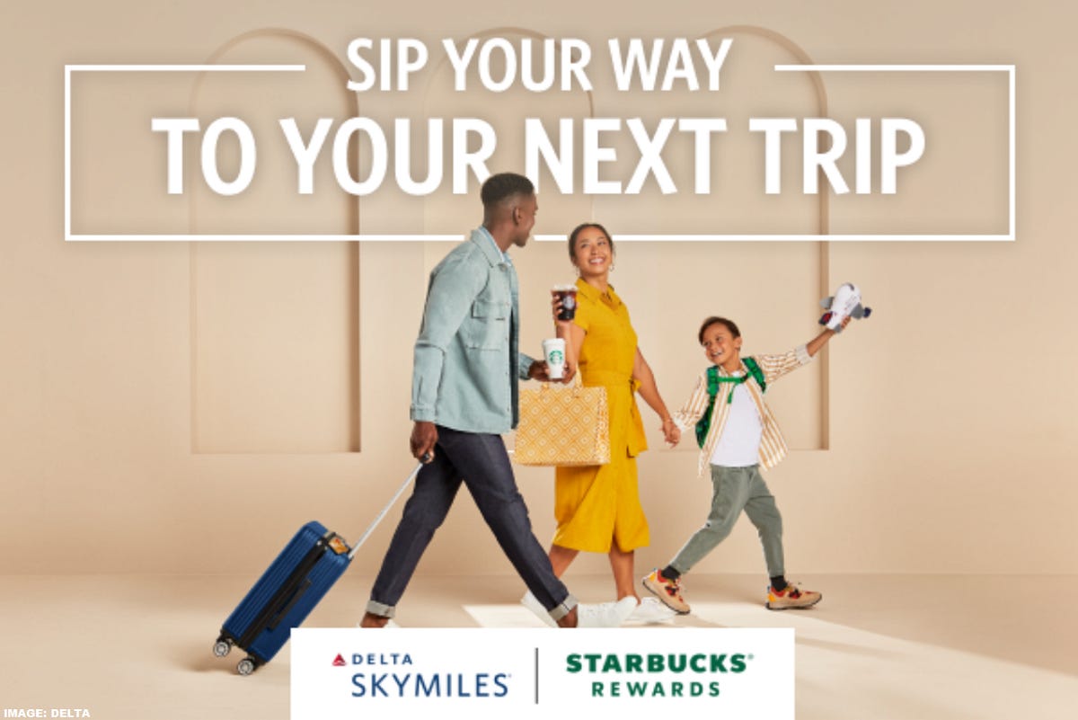 Delta SkyMiles & Starbucks Rewards Partnership: Earn 500 Bonus Miles & 150  Stars For Linking Accounts By December 31, 2022 - LoyaltyLobby