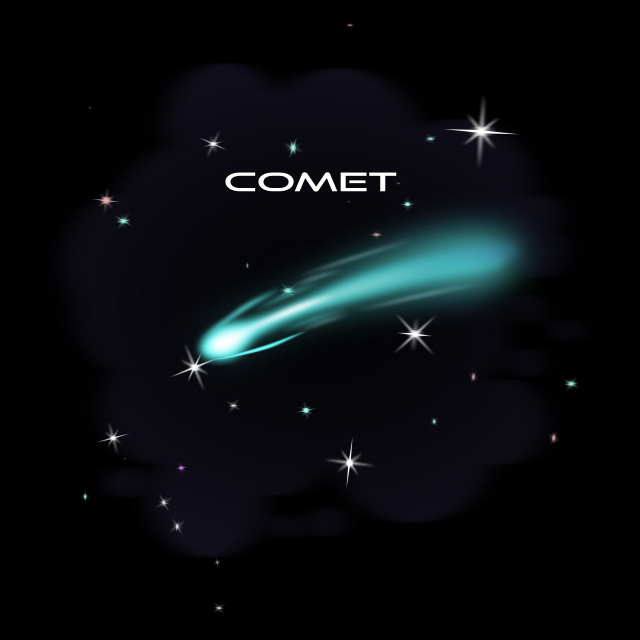 Comet clipart