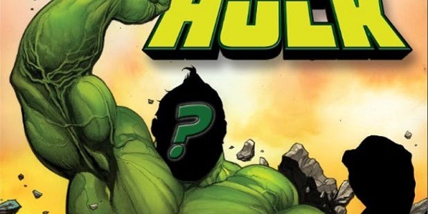 I would like to think Greg Pak wanted this to be a means for people to imprint themselves onto the Hulk.
