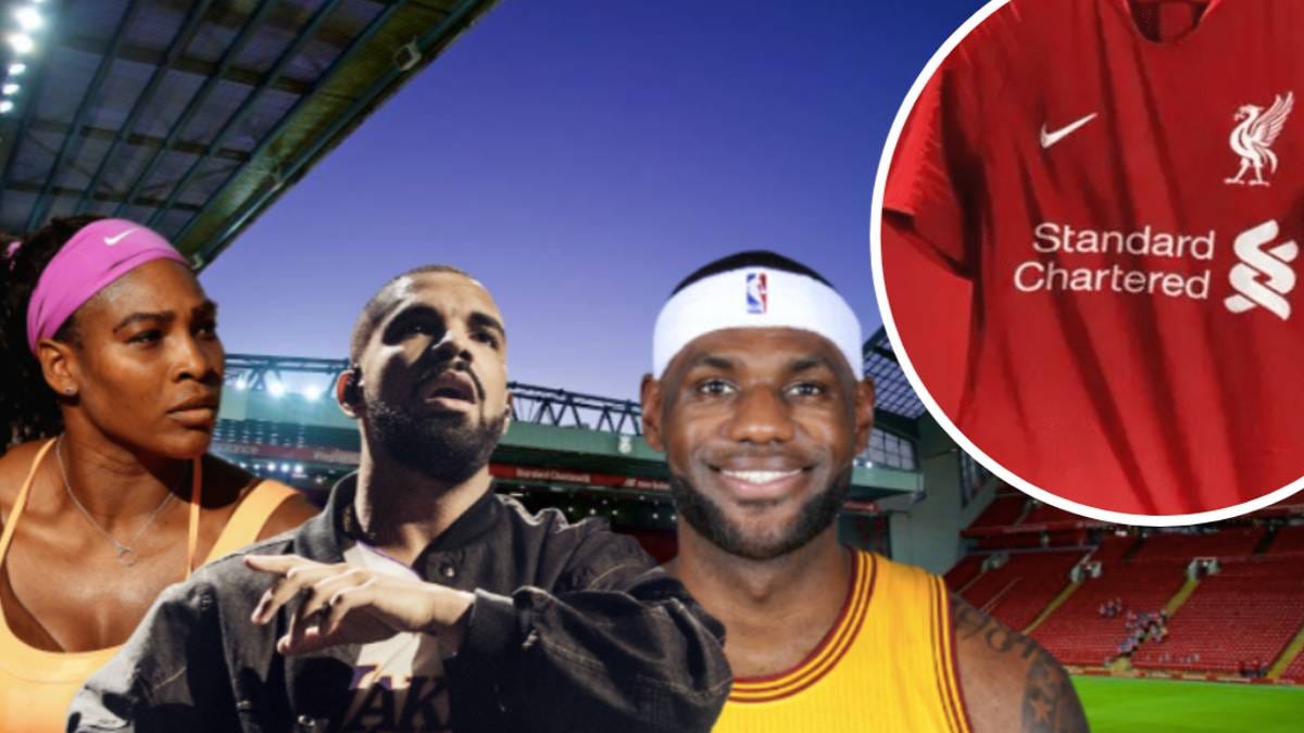 Liverpool Agree £30 Million Kit Deal With Nike, Drake And LeBron James Will  Promote New Shirt - SPORTbible