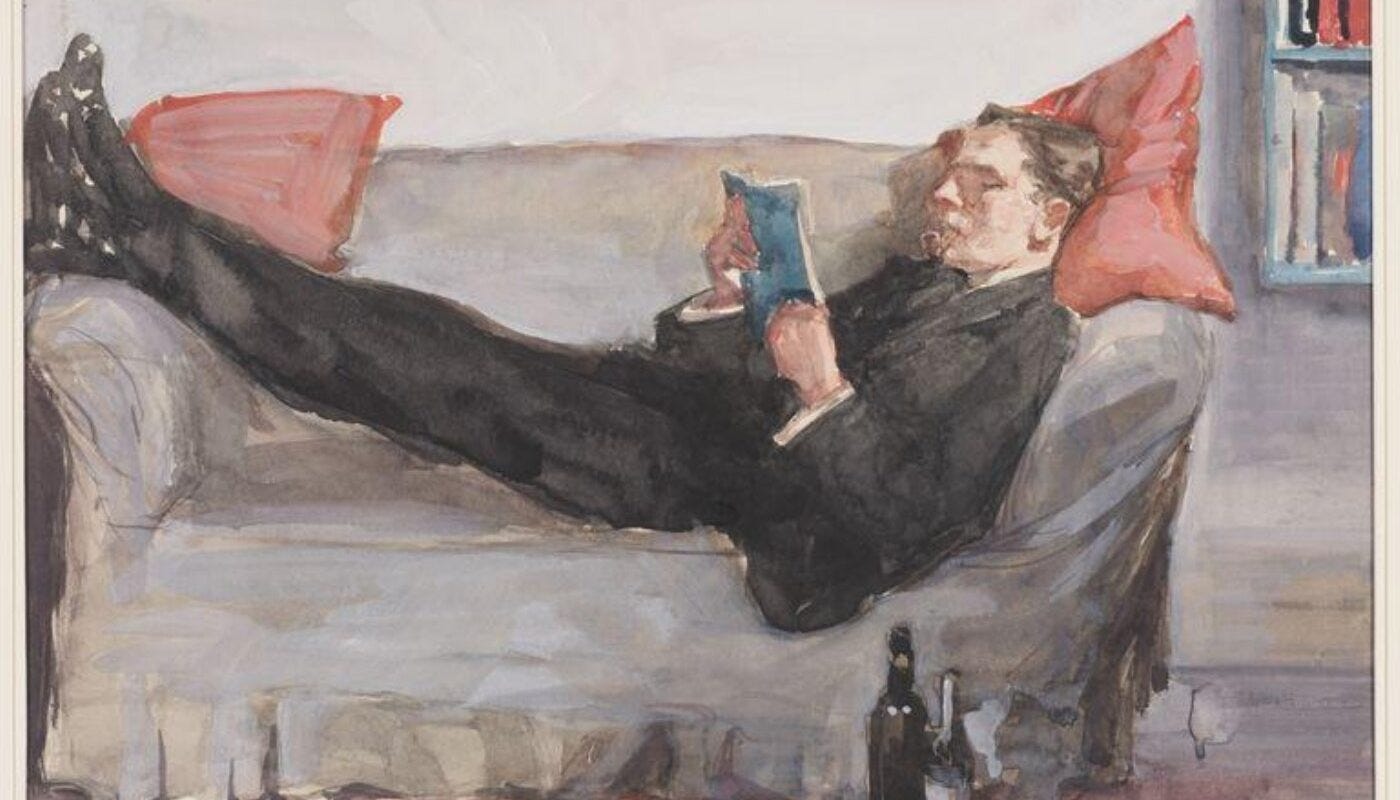Man reading
