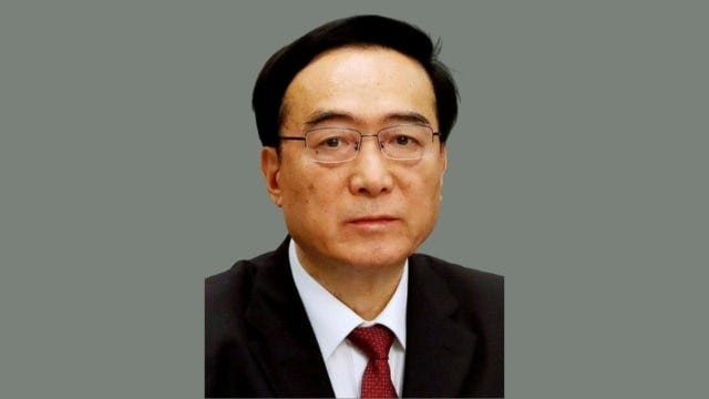 Legătura de conectare?  Chen Quanguo a plecat din Tibet în Xinjiang în calitate de secretar al PCC.  Sursa: Tibet liber.