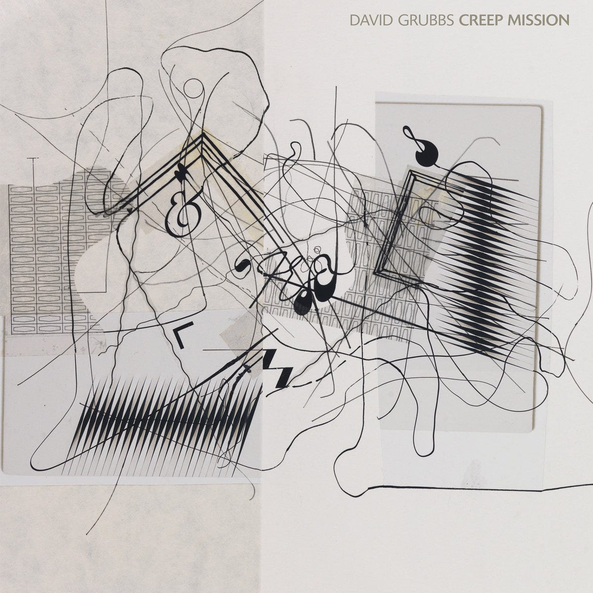 David Grubbs Creep Mission LP cover