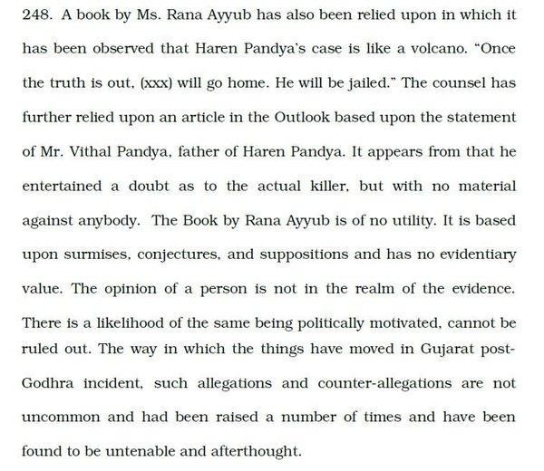 Excerpt of the SC order on Haren Pandya