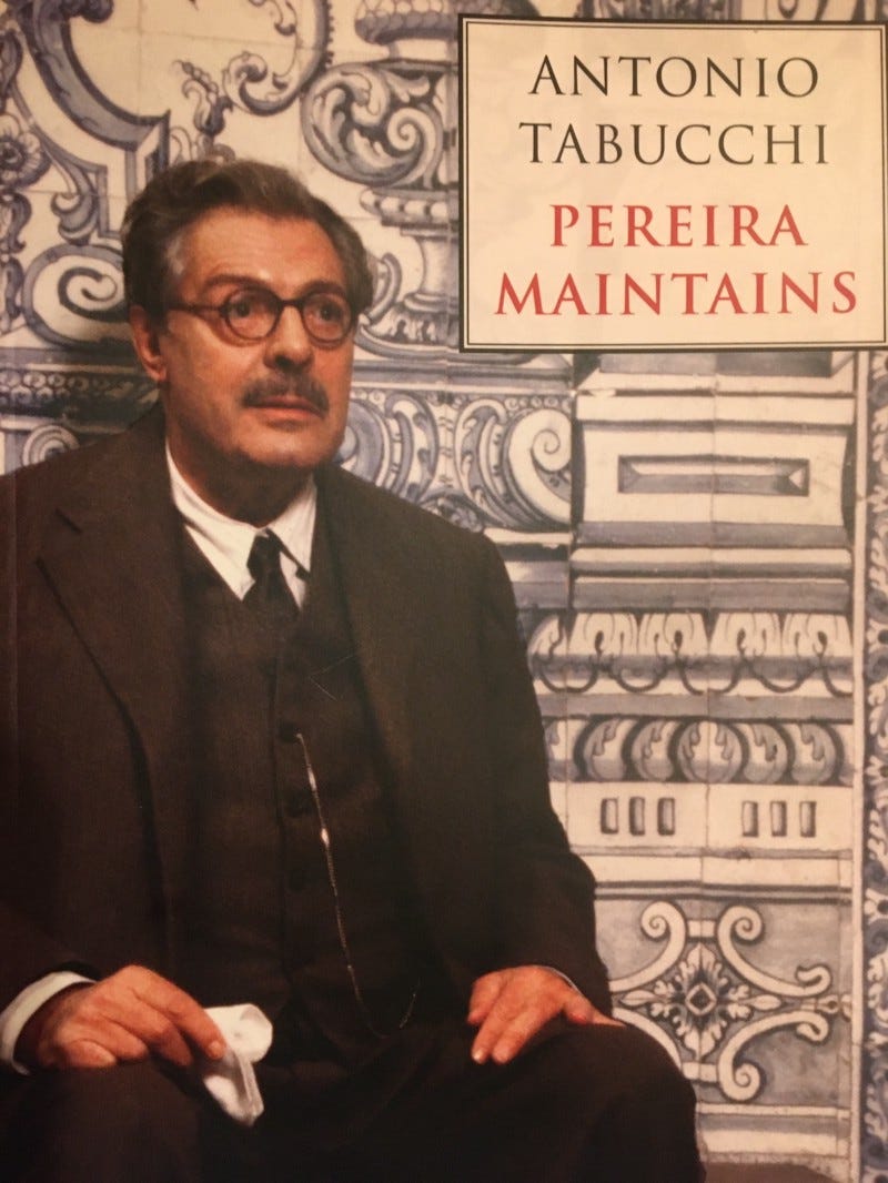 Pereira Maintains by Antonio Tabucchi was published in 1994.