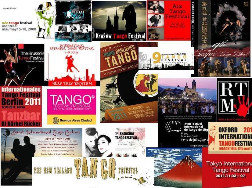 Tango Festivals posters