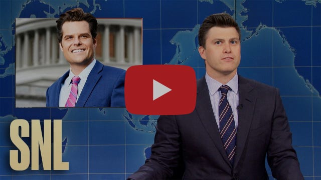 Weekend Update: Matt Gaetz Under Investigation - SNL